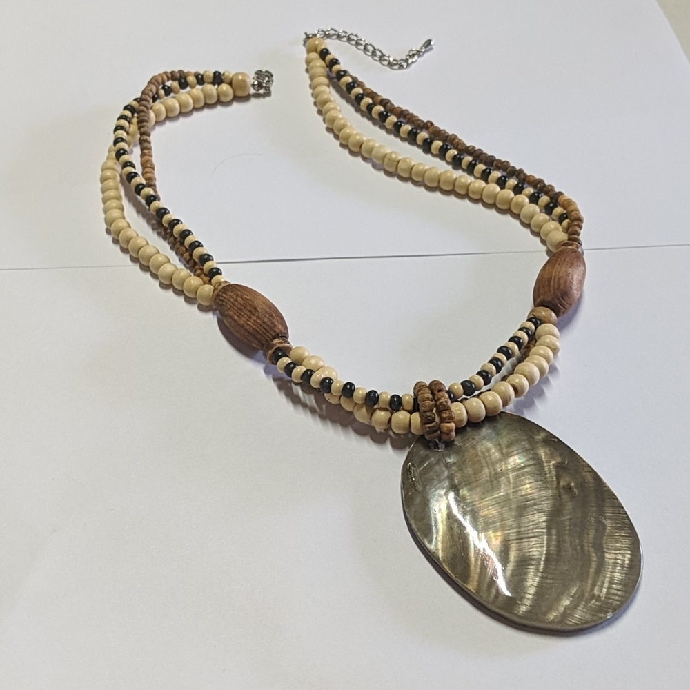 Abalone Shell Beaded Necklace